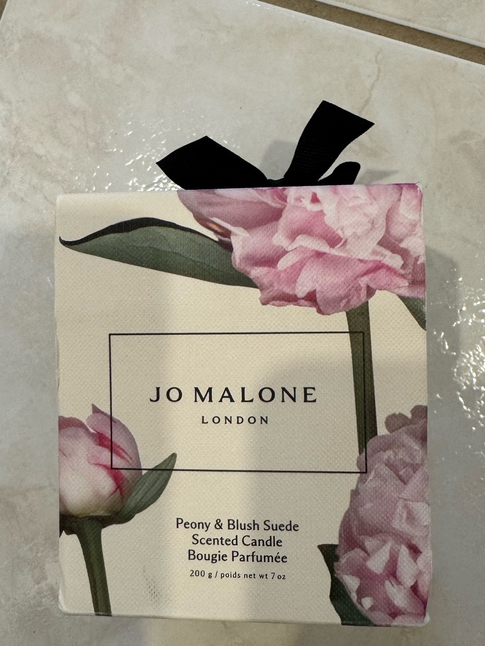 Jo Malone Pink Floral Peony & Blush Suede Candle Gift Box